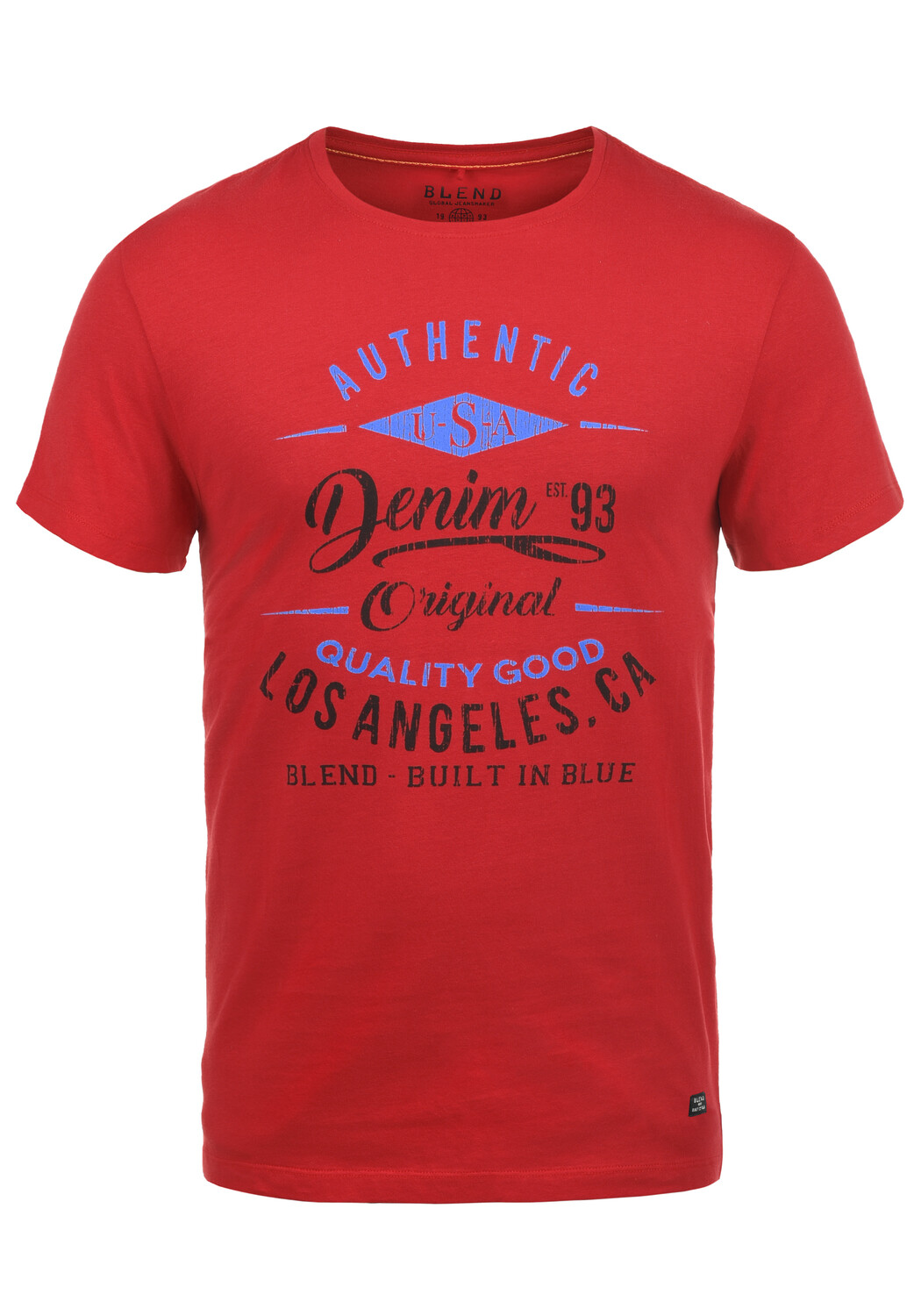 Футболка BLEND Rundhals, красный 
Футболка BLEND Rundhals, красный