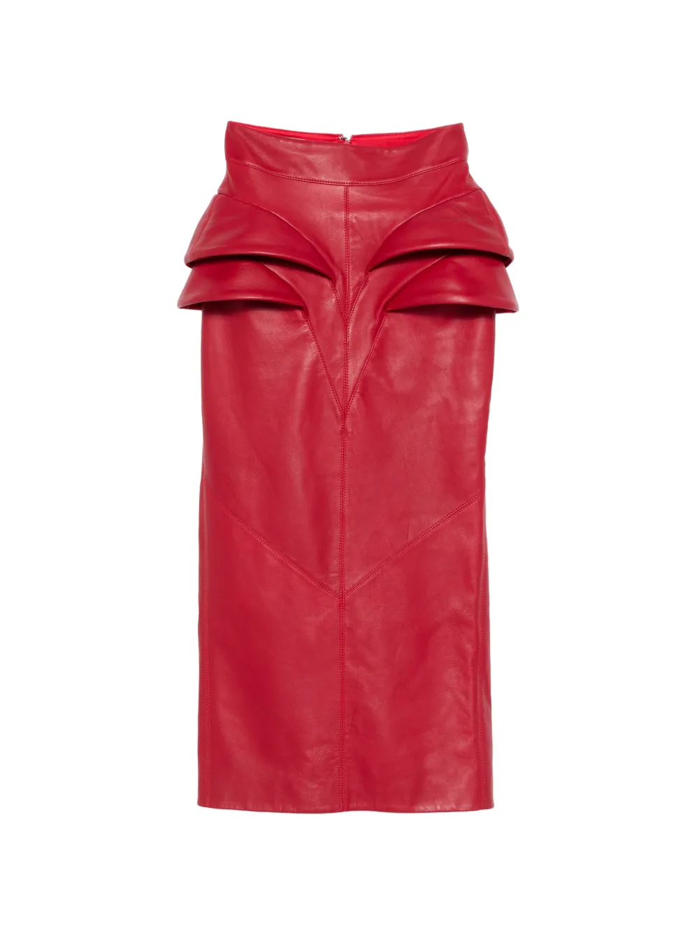 Кожаная юбка макси со вставками Mitiliane Couture, красный
Кожаная юбка макси со вставками Mitiliane Couture, красный