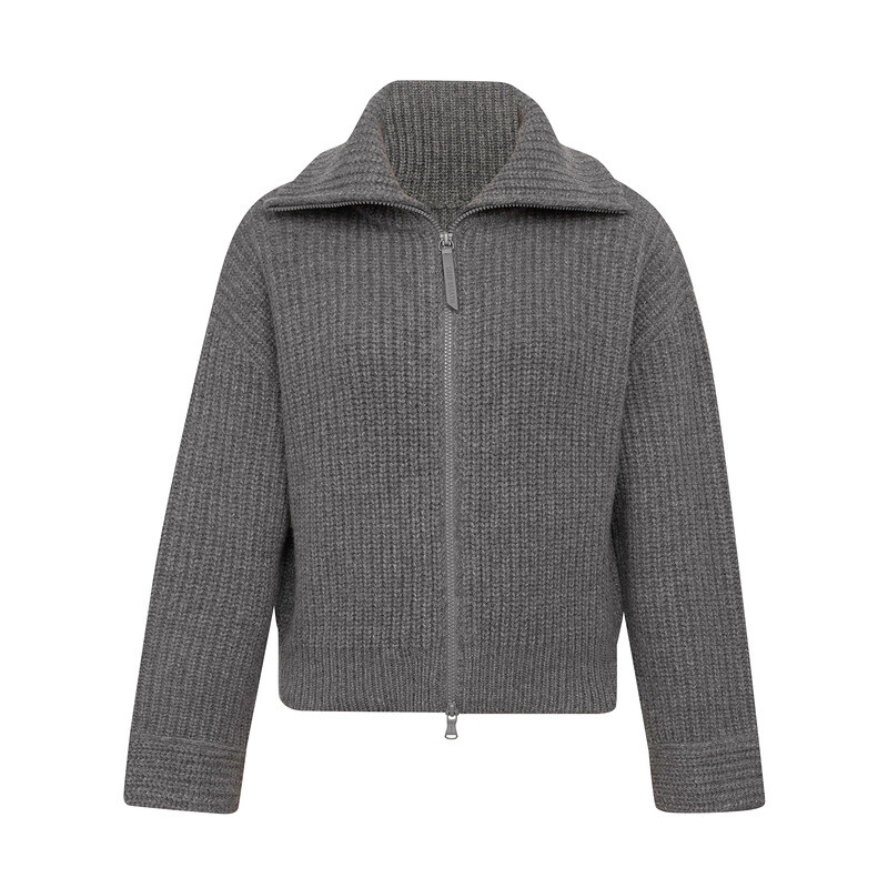 Вязаный кардиган Deep Breath на двусторонней молнии из пряжи с цветочным принтом, пепел
Вязаный кардиган Deep Breath на двусторонней молнии из пряжи с цветочным принтом, пепел