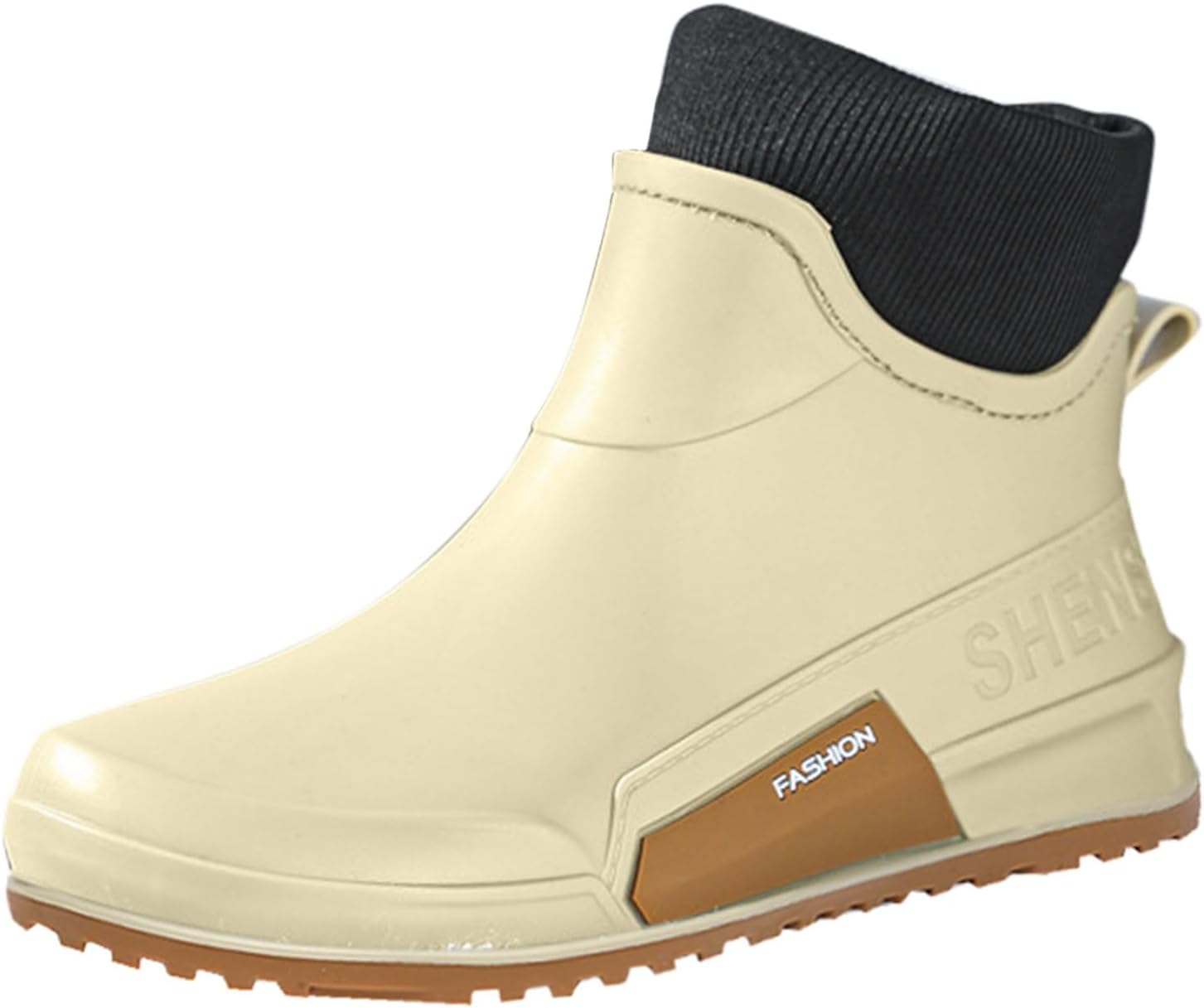 Женские водонепроницаемые ботинки на щиколотку, мужские резиновые дождевые ботинки с противоскользящей подошвой для рыбалки, работы в саду, фермерства, лодок и кемпинга Generic, бежевый
Женские водонепроницаемые ботинки на щиколотку, мужские резиновые дождевые ботинки с противоскользящей подошвой для рыбалки, работы в саду, фермерства, лодок и кемпинга Generic, бежевый