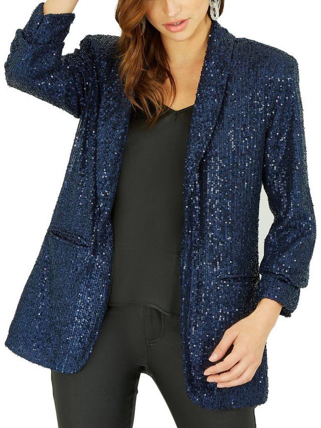 Блейзер с блестками Yumi, темно-синий
Блейзер с блестками Yumi, темно-синий