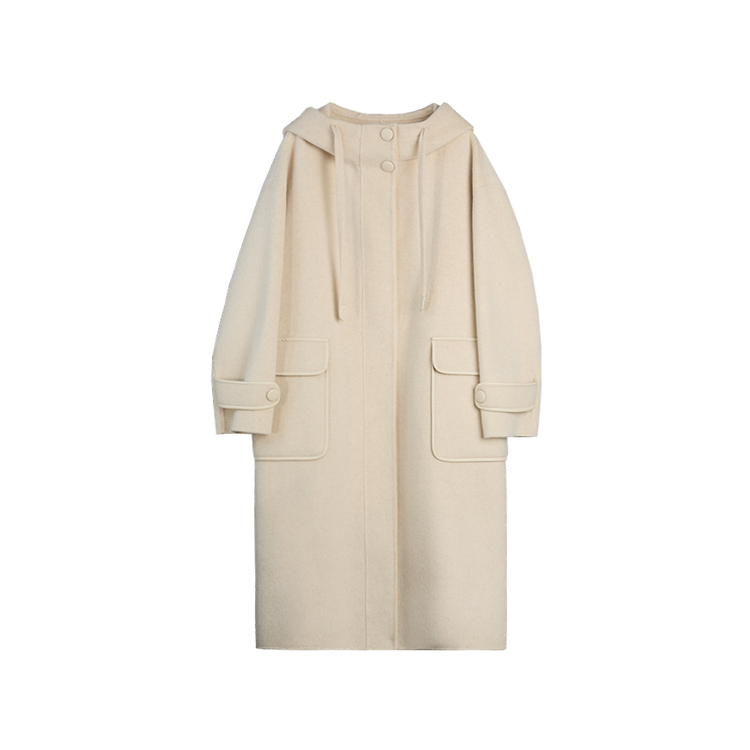 ELLE Пальто женское Ecru с капюшоном утепленное прямое
ELLE Пальто женское Ecru с капюшоном утепленное прямое