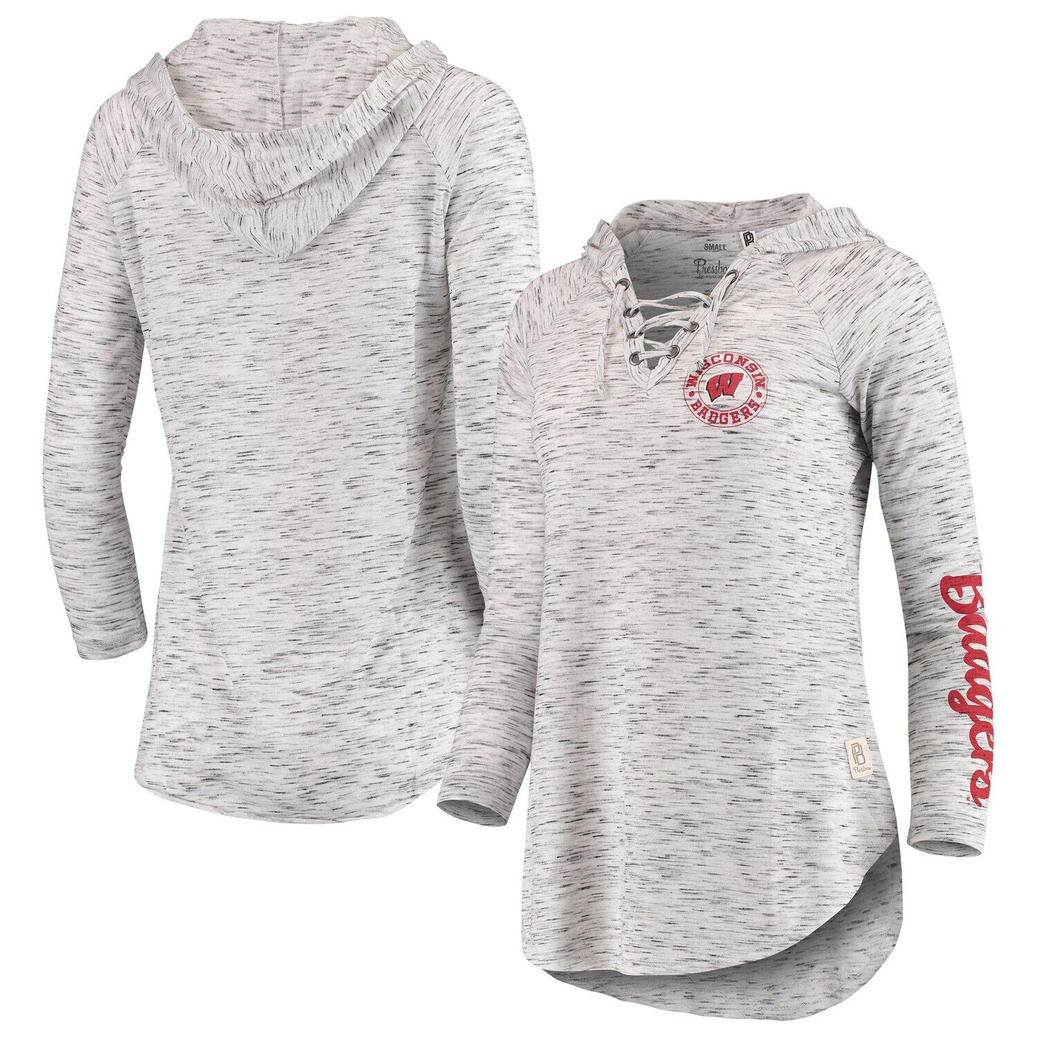 Женская футболка Pressbox Grey Wisconsin Badgers Space Dye на шнуровке с v-образным вырезом и длинными рукавами
Женская футболка Pressbox Grey Wisconsin Badgers Space Dye на шнуровке с v-образным вырезом и длинными рукавами