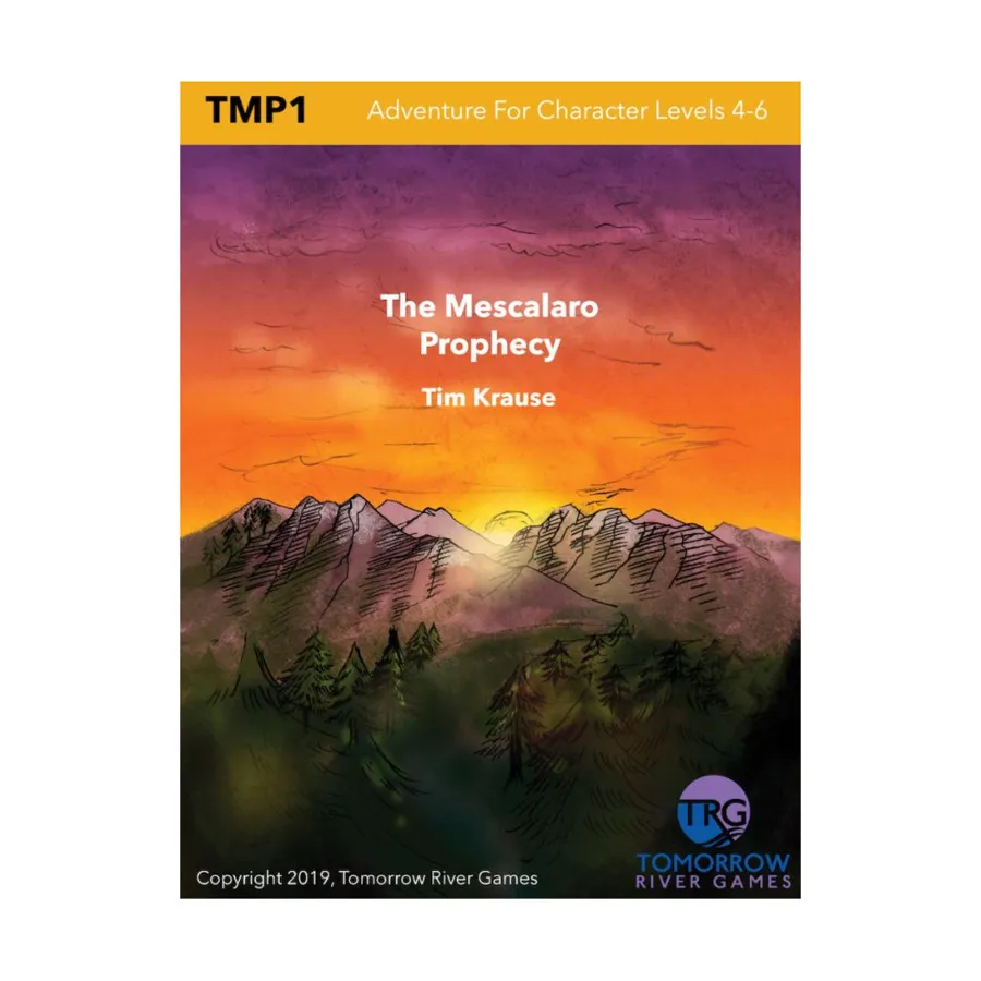 Mescalaro Prophecy, Role Playing Games (Tomorrow River Publishing), мягкая обложка
Mescalaro Prophecy, Role Playing Games (Tomorrow River Publishing), мягкая обложка