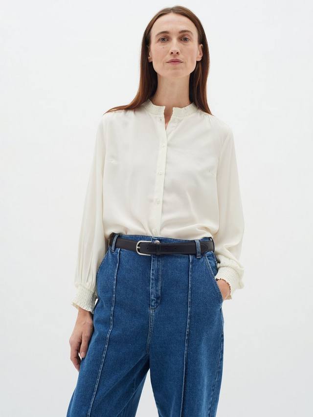 Топ с воротником-халатом muxie InWear, цвет Whisper White
Топ с воротником-халатом muxie InWear, цвет Whisper White