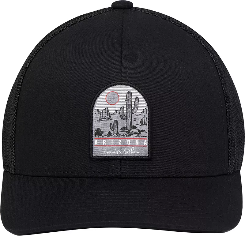 Мужская кепка для гольфа TravisMathew Airport Mesa 2.0 AZ State, черный
Мужская кепка для гольфа TravisMathew Airport Mesa 2.0 AZ State, черный