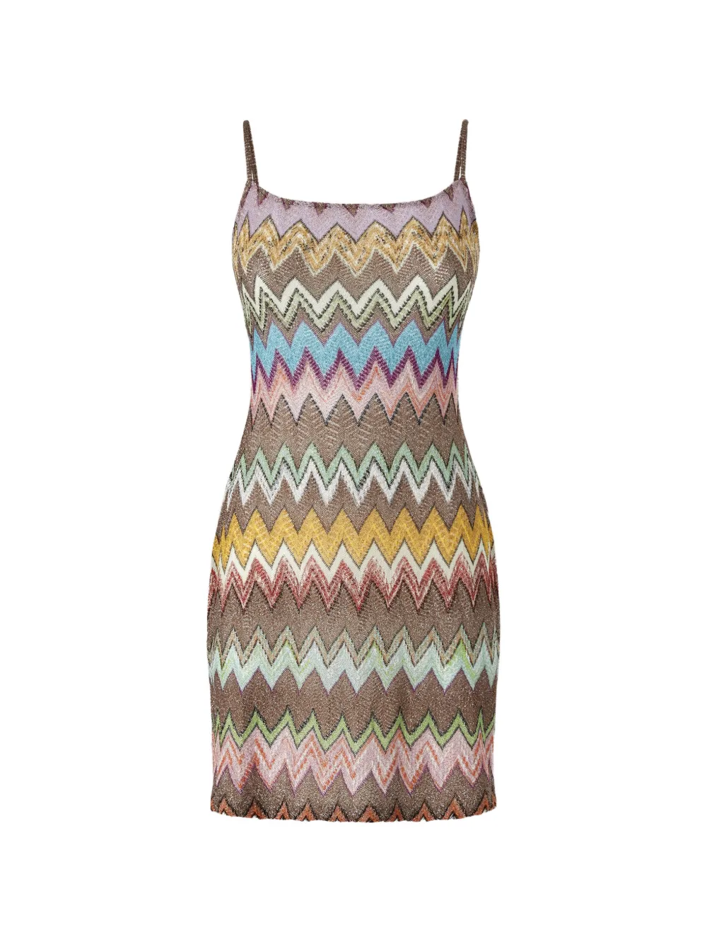 Платье мини с узором зигзаг Missoni, коричневый
Платье мини с узором зигзаг Missoni, коричневый