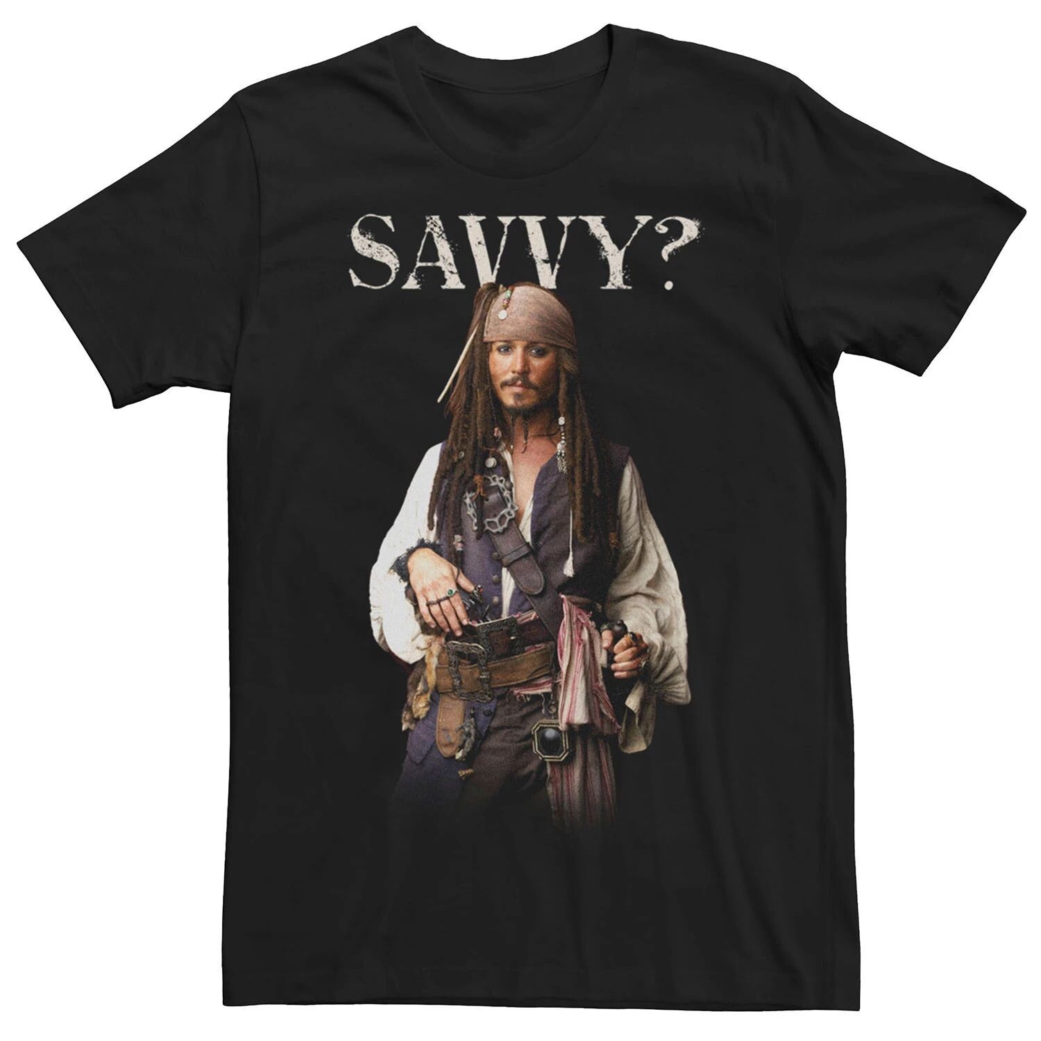 Мужская футболка Disney's Pirates Of The Caribbean Savvy Jack Licensed Character
Мужская футболка Disney's Pirates Of The Caribbean Savvy Jack Licensed Character