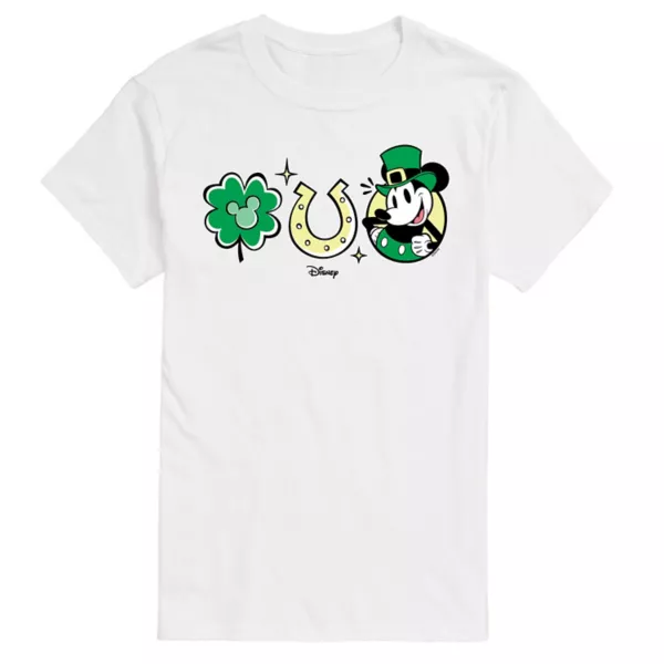 Футболка мужская с принтом Микки Мауса ко Дню святого Патрика Disney, белый
Футболка мужская с принтом Микки Мауса ко Дню святого Патрика Disney, белый