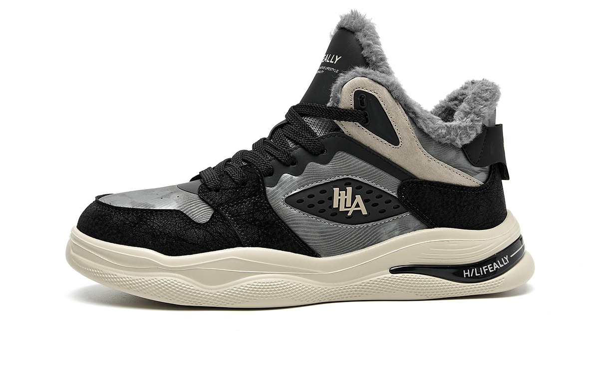 Высокие повседневные туфли для мужчин HLA, Black (Fleece-Lined)
Высокие повседневные туфли для мужчин HLA, Black (Fleece-Lined)