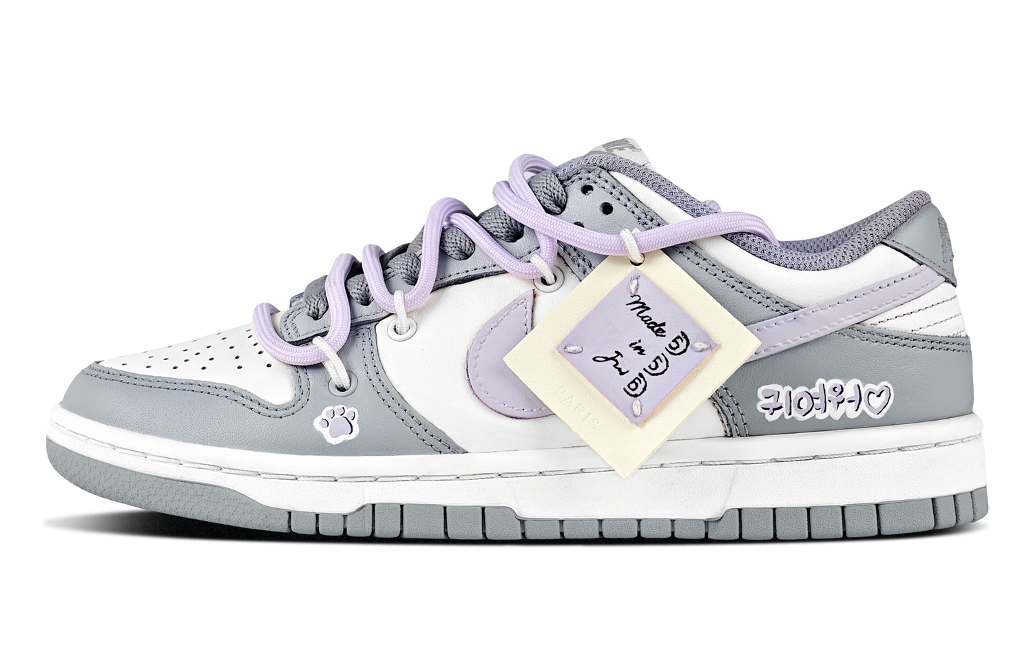 Nike Детские скейтбордские кроссовки dunk milk taro bubbles с противоскользящей и износостойкой подошвой, низкие, светло-фиолетовые, для подростков
Nike Детские скейтбордские кроссовки dunk milk taro bubbles с противоскользящей и износостойкой подошвой, низкие, светло-фиолетовые, для подростков