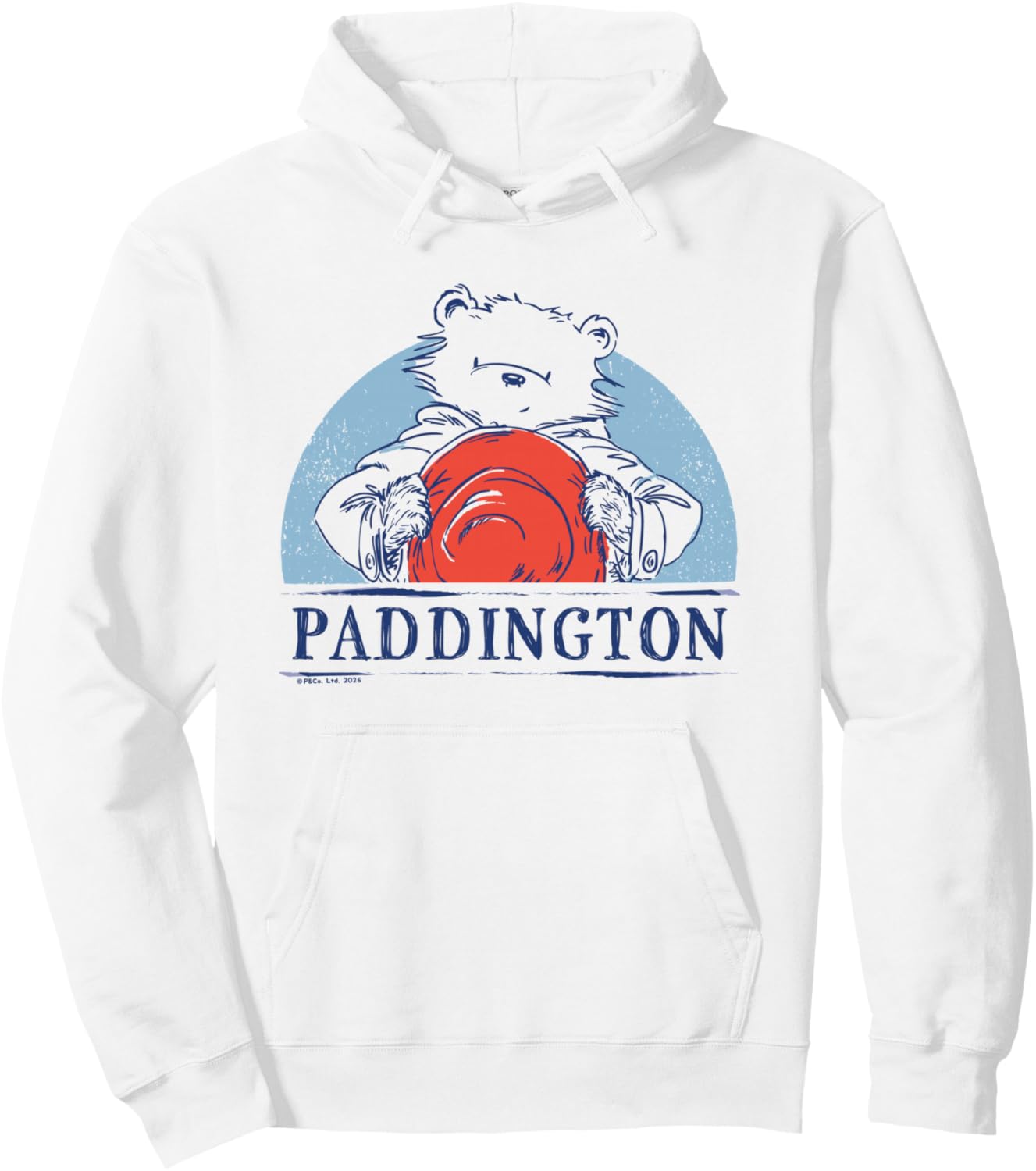 Худи с классическим мультяшным изображением медвежонка Паддингтона без шляпы Paddington, белый
Худи с классическим мультяшным изображением медвежонка Паддингтона без шляпы Paddington, белый
