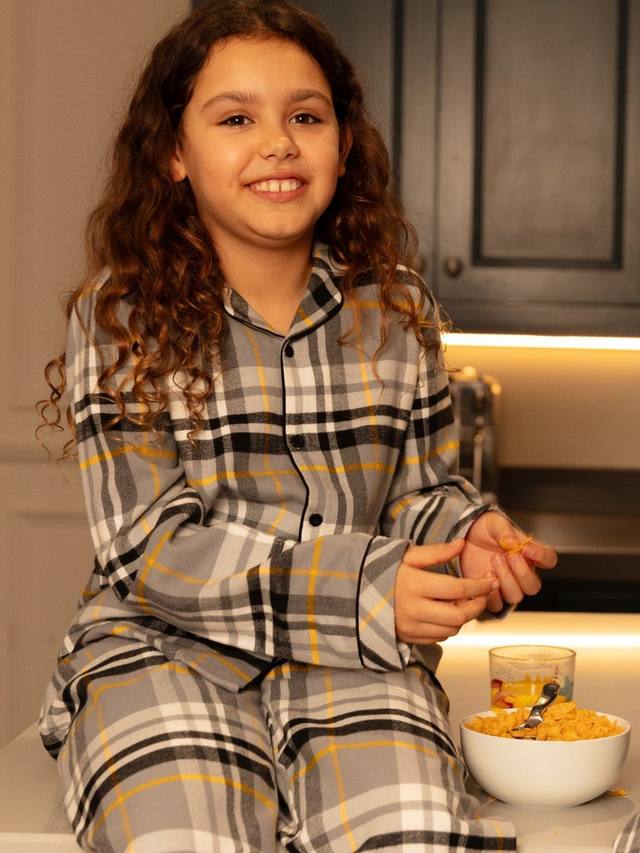 Детский пижамный комплект из хлопка в клетку Minijammies, Grey/Multi
Детский пижамный комплект из хлопка в клетку Minijammies, Grey/Multi