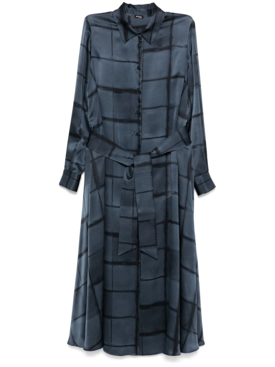 Kiton шелковое платье макси, синий
Kiton шелковое платье макси, синий