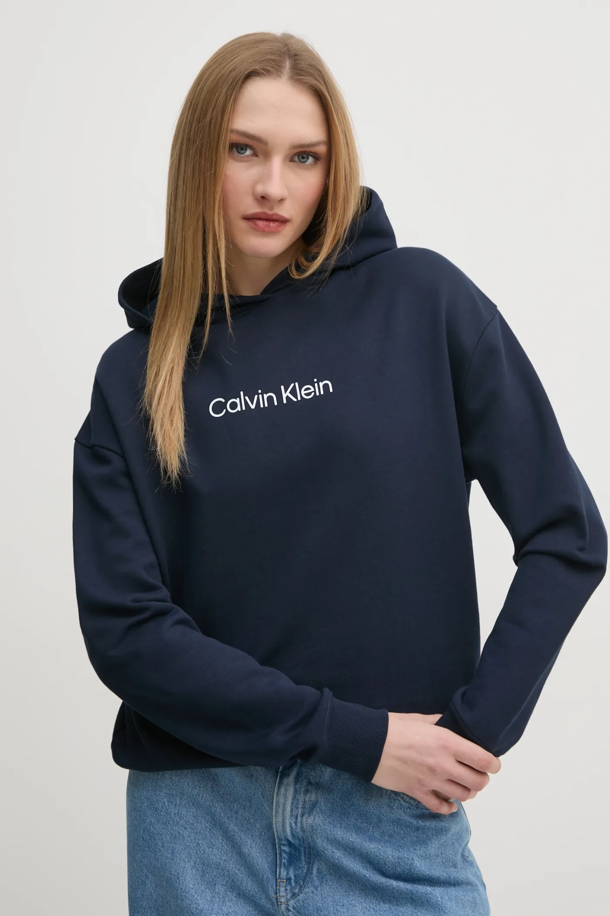 Хлопковая толстовка Calvin Klein, темно-синий
Хлопковая толстовка Calvin Klein, темно-синий