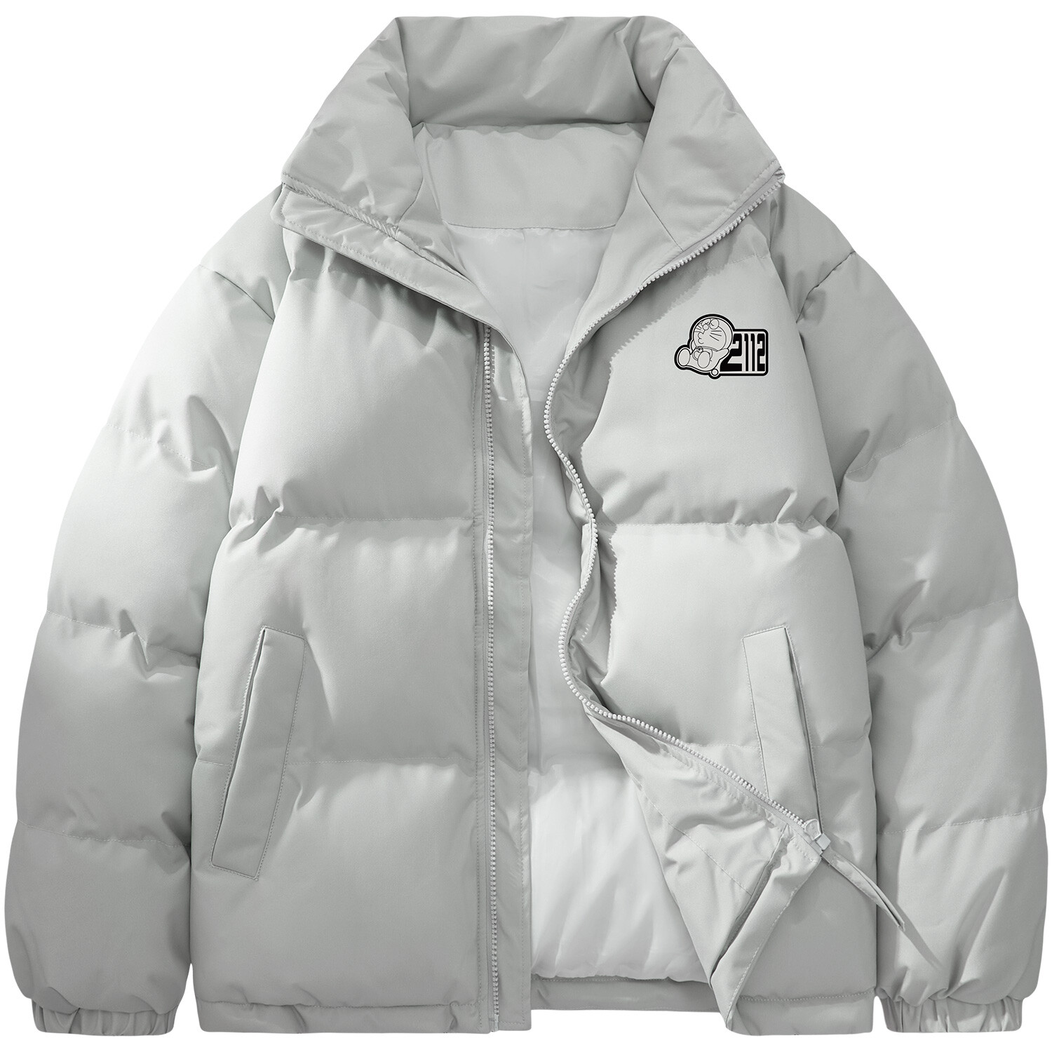 Стеганая куртка унисекс Doraemon, Серый
Стеганая куртка унисекс Doraemon, Серый