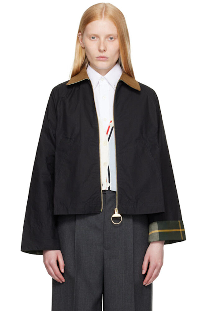 Черная водонепроницаемая куртка Catlin Barbour 
Черная водонепроницаемая куртка Catlin Barbour