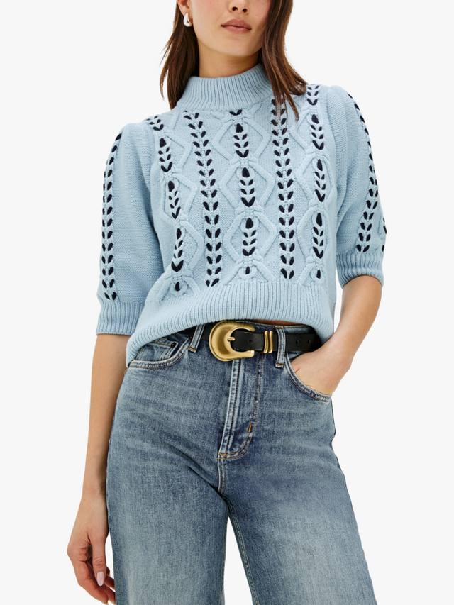 Свитер Addy с кружевной вязкой Rails, Sky Navy Cables
Свитер Addy с кружевной вязкой Rails, Sky Navy Cables