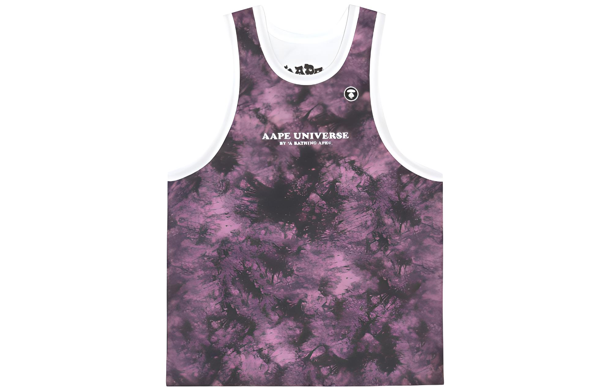 Вайбровый майка с логотипом в технике тай-дай Aape, коричневый
Вайбровый майка с логотипом в технике тай-дай Aape, коричневый