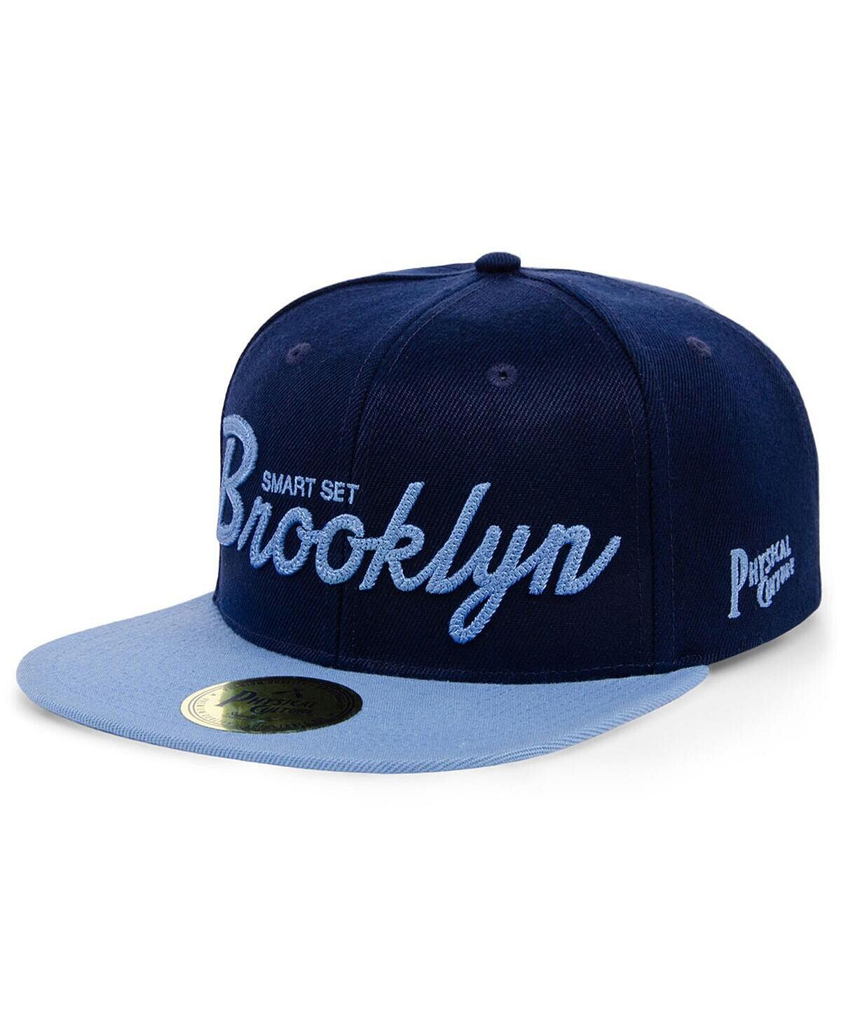 Мужская темно-синяя регулируемая шляпа Smart Set Athletic Club of Brooklyn Black Fives Snapback Physical Culture 
Мужская темно-синяя регулируемая шляпа Smart Set Athletic Club of Brooklyn Black Fives Snapback Physical Culture