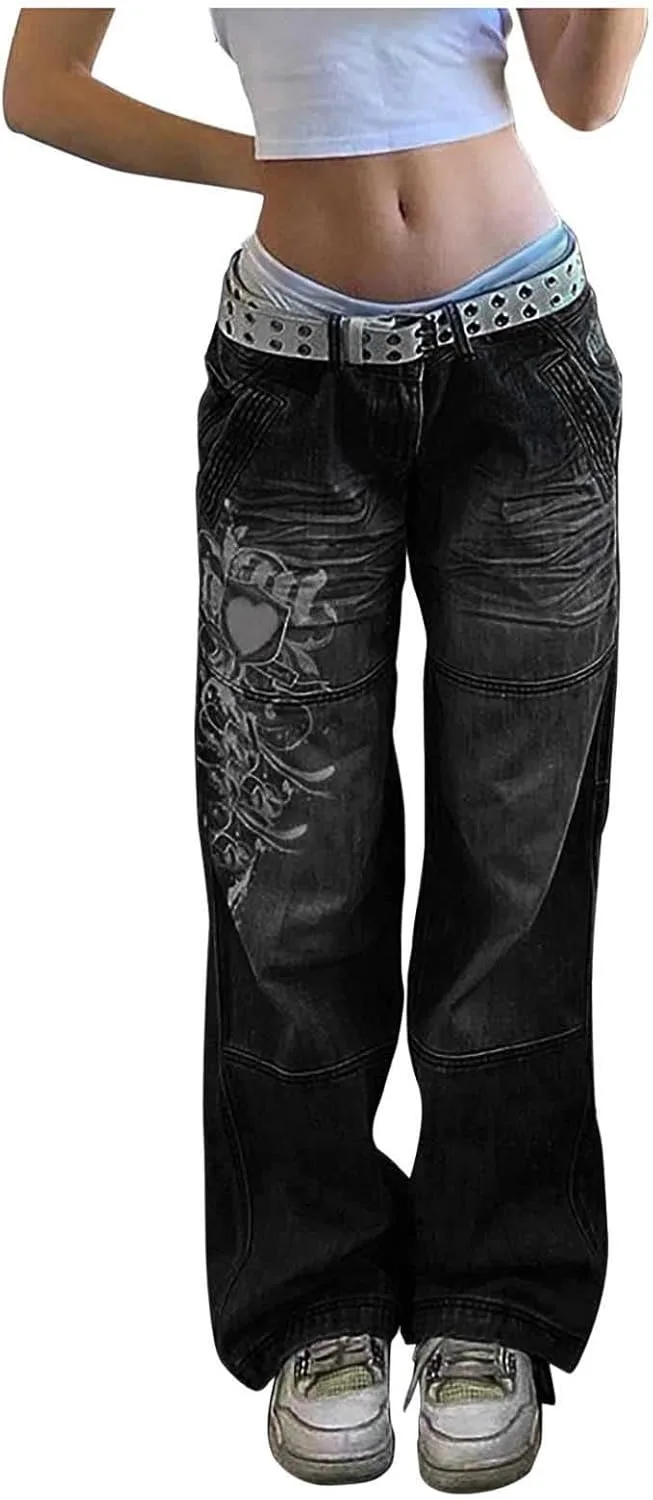 Женские джинсы Indie Aesthetic Y2K с низкой посадкой
Женские джинсы Indie Aesthetic Y2K с низкой посадкой