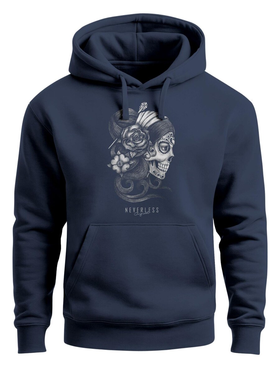 Толстовка Neverless la Catrina Skull, темно-синий
Толстовка Neverless la Catrina Skull, темно-синий