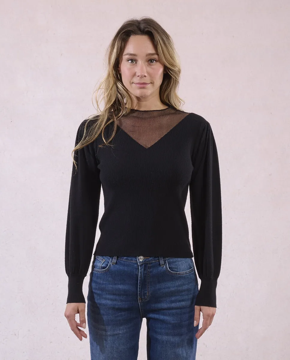 Женский джемпер с длинным рукавом и V-образным вырезом Molly Bracken, черный
Женский джемпер с длинным рукавом и V-образным вырезом Molly Bracken, черный