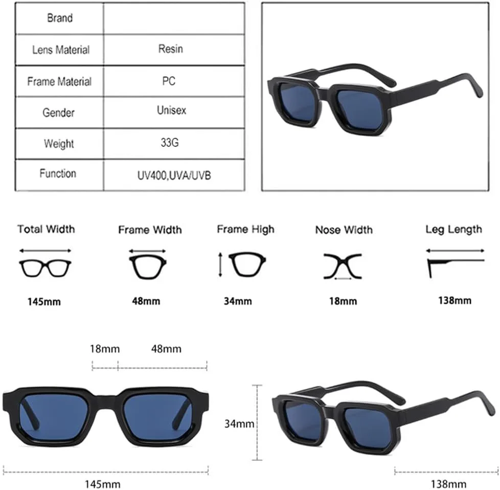 Модные солнцезащитные очки для женщин, солнцезащитные очки UV400, винтажные, голубые, в стиле панк, мужские солнцезащитные очки TKKTLLT, Transparent Blue
Модные солнцезащитные очки для женщин, солнцезащитные очки UV400, винтажные, голубые, в стиле панк, мужские солнцезащитные очки TKKTLLT, Transparent Blue