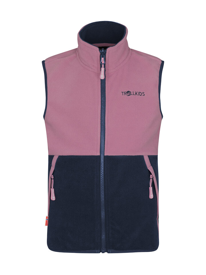 Жилет утепленный Trollkids Fleece Kjerag, розовый/черный
Жилет утепленный Trollkids Fleece Kjerag, розовый/черный