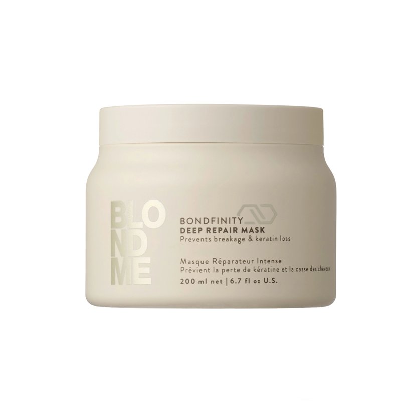 Schwarzkopf BlondMe Bondfinity Deep Repair Mask 200 мл
Schwarzkopf BlondMe Bondfinity Deep Repair Mask 200 мл