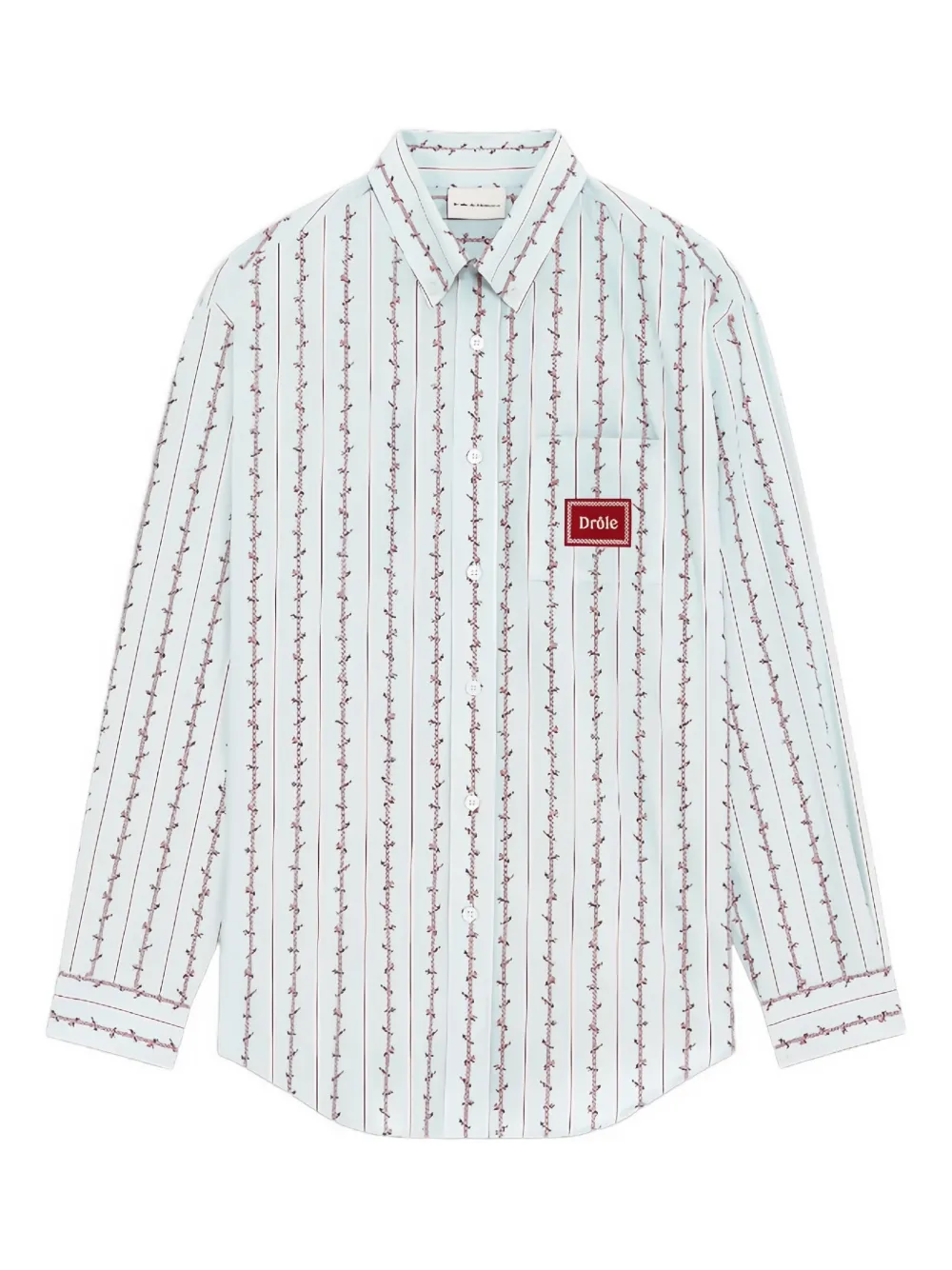 Рубашка Fleurs Tressées Drôle De Monsieur, синий 
Рубашка Fleurs Tressées Drôle De Monsieur, синий