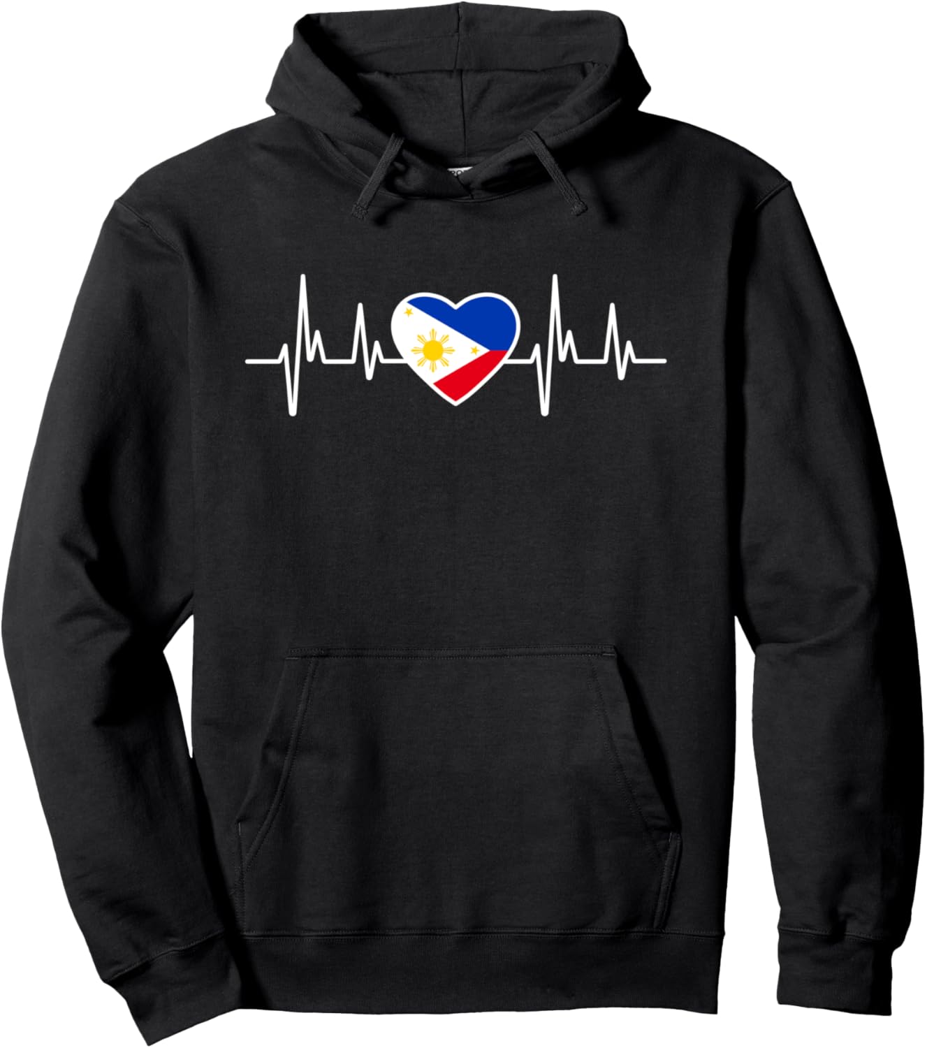 Philippine Heartbeat - Толстовка с изображением филиппинского флага Shirts Fur Philippiner, черный
Philippine Heartbeat - Толстовка с изображением филиппинского флага Shirts Fur Philippiner, черный