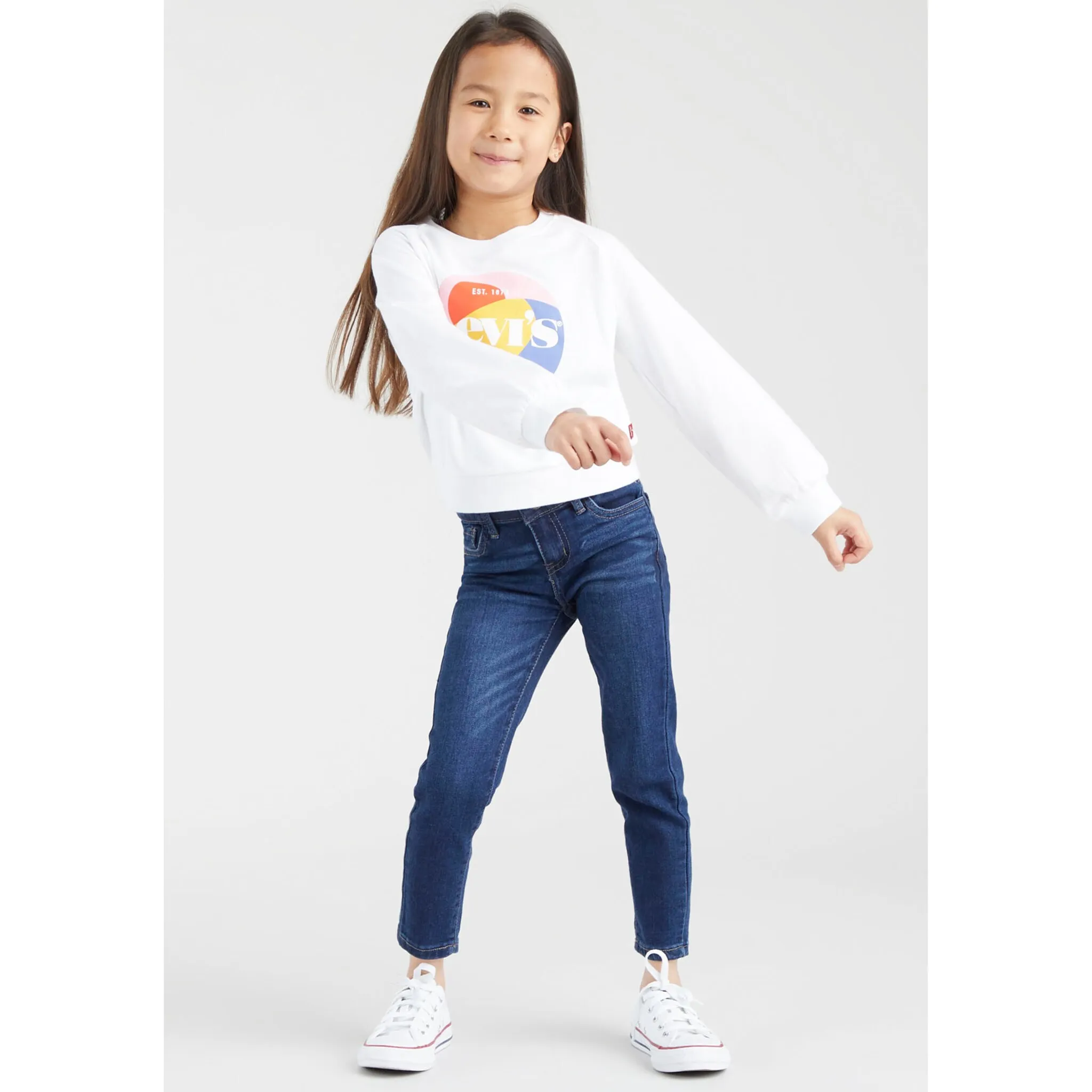 Детские эластичные джинсы Levi's "710 SUPER SKINNY FIT JEANS", для ДЕВОЧЕК Levi'S Kids, синий
Детские эластичные джинсы Levi's "710 SUPER SKINNY FIT JEANS", для ДЕВОЧЕК Levi'S Kids, синий