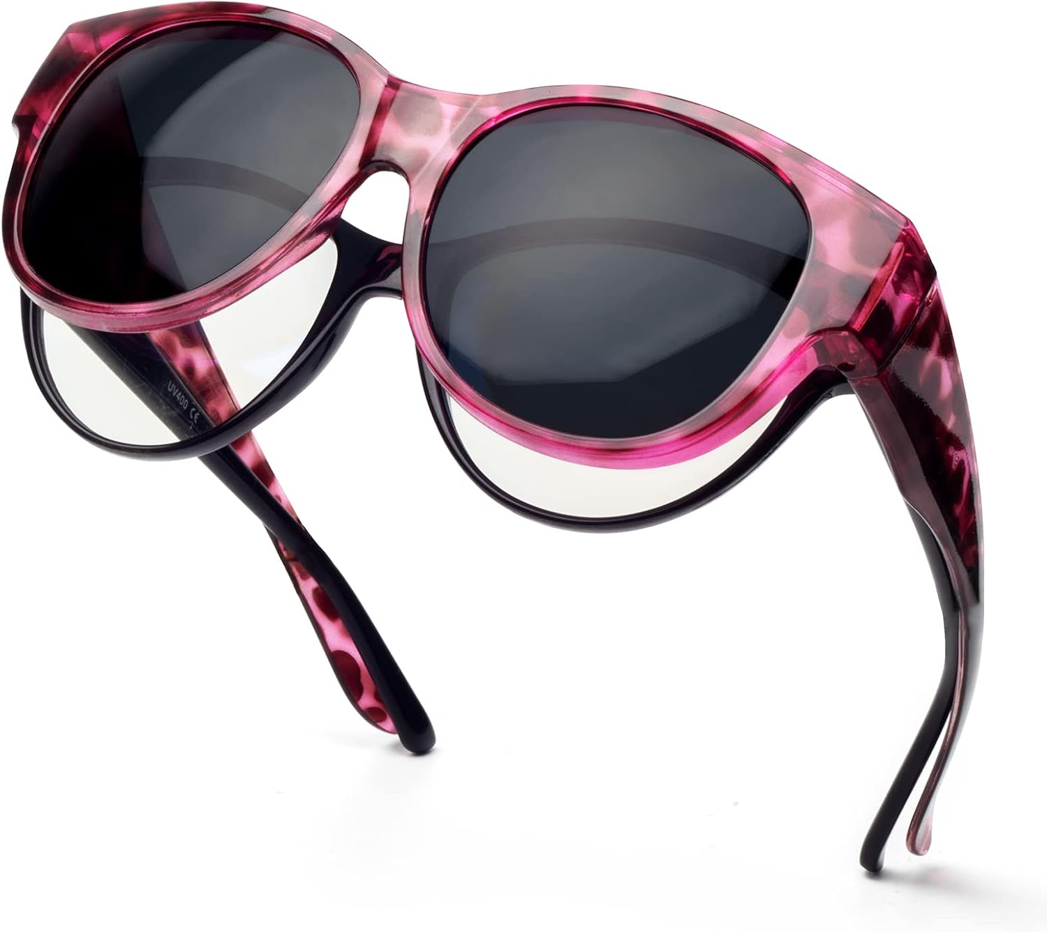 Солнцезащитные очки с поляризованным покрытием, надеваемые поверх обычных очков, женские солнцезащитные очки с защитой от УФ-излучения, легкие Face Shadow, L Purple Leopard / Dark Grey
Солнцезащитные очки с поляризованным покрытием, надеваемые поверх обычных очков, женские солнцезащитные очки с защитой от УФ-излучения, легкие Face Shadow, L Purple Leopard / Dark Grey