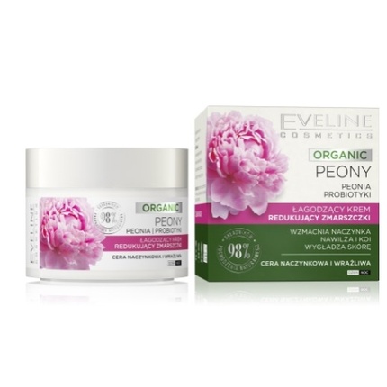 Eveline Cosmetics Peony Advanced Успокаивающий крем против морщин - 50 мл Bostik
Eveline Cosmetics Peony Advanced Успокаивающий крем против морщин - 50 мл Bostik
