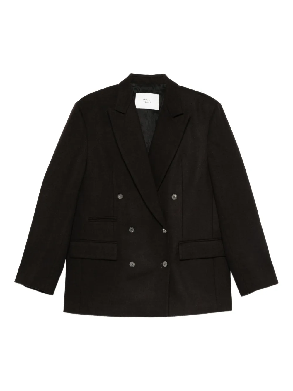Двубортный пиджак Tela, черный
Двубортный пиджак Tela, черный