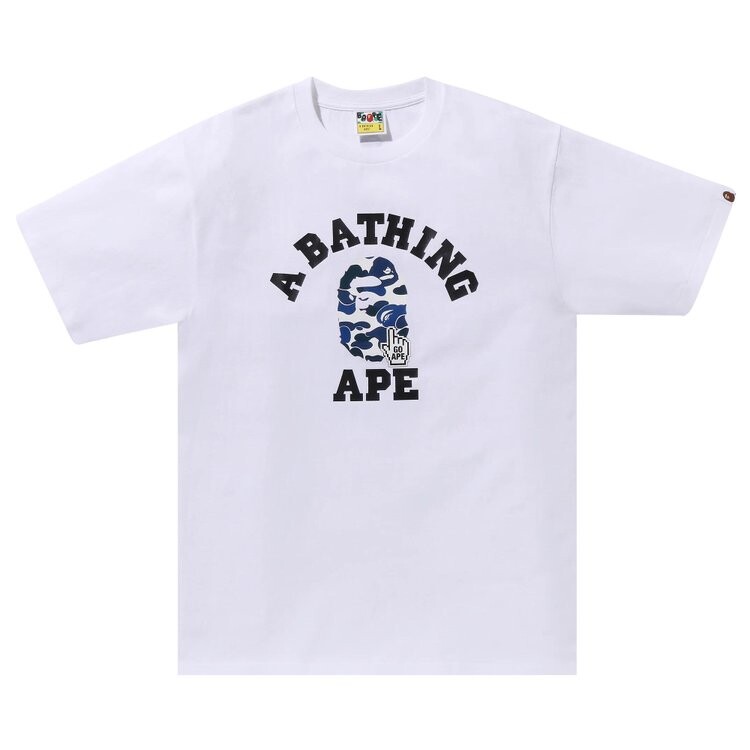 Футболка BAPE Camo Go Ape Pointer College 'White', белый
Футболка BAPE Camo Go Ape Pointer College 'White', белый