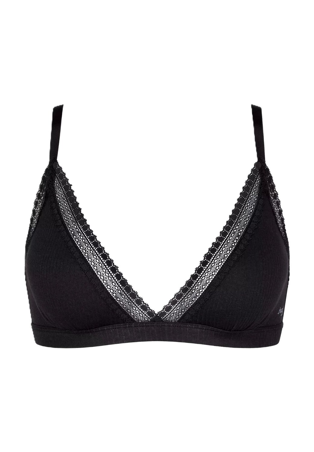 Женский треугольный бюстгальтер Go с кружевной отделкой в рубчик Sloggi, черный
Женский треугольный бюстгальтер Go с кружевной отделкой в рубчик Sloggi, черный