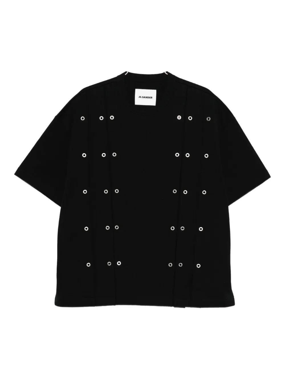 Футболка с люверсами JIL SANDER, черный
Футболка с люверсами JIL SANDER, черный