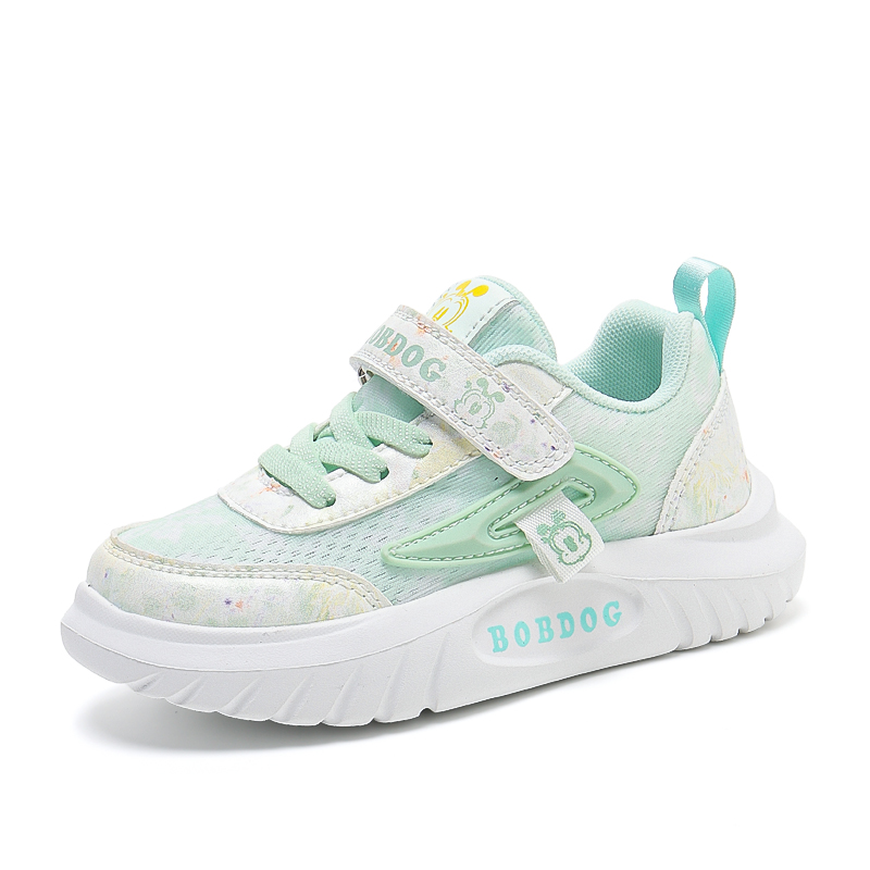 Нескользящие, износостойкие, легкие, амортизирующие, низкие детские кроссовки для повседневной носки BOBDOG, мятный/зеленый 
Нескользящие, износостойкие, легкие, амортизирующие, низкие детские кроссовки для повседневной носки BOBDOG, мятный/зеленый