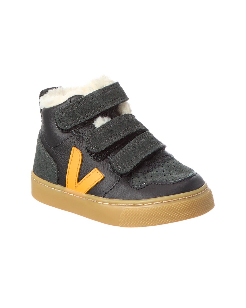 VEJA Small V-10 Mid Winter замшевые кроссовки без хрома, черный
VEJA Small V-10 Mid Winter замшевые кроссовки без хрома, черный