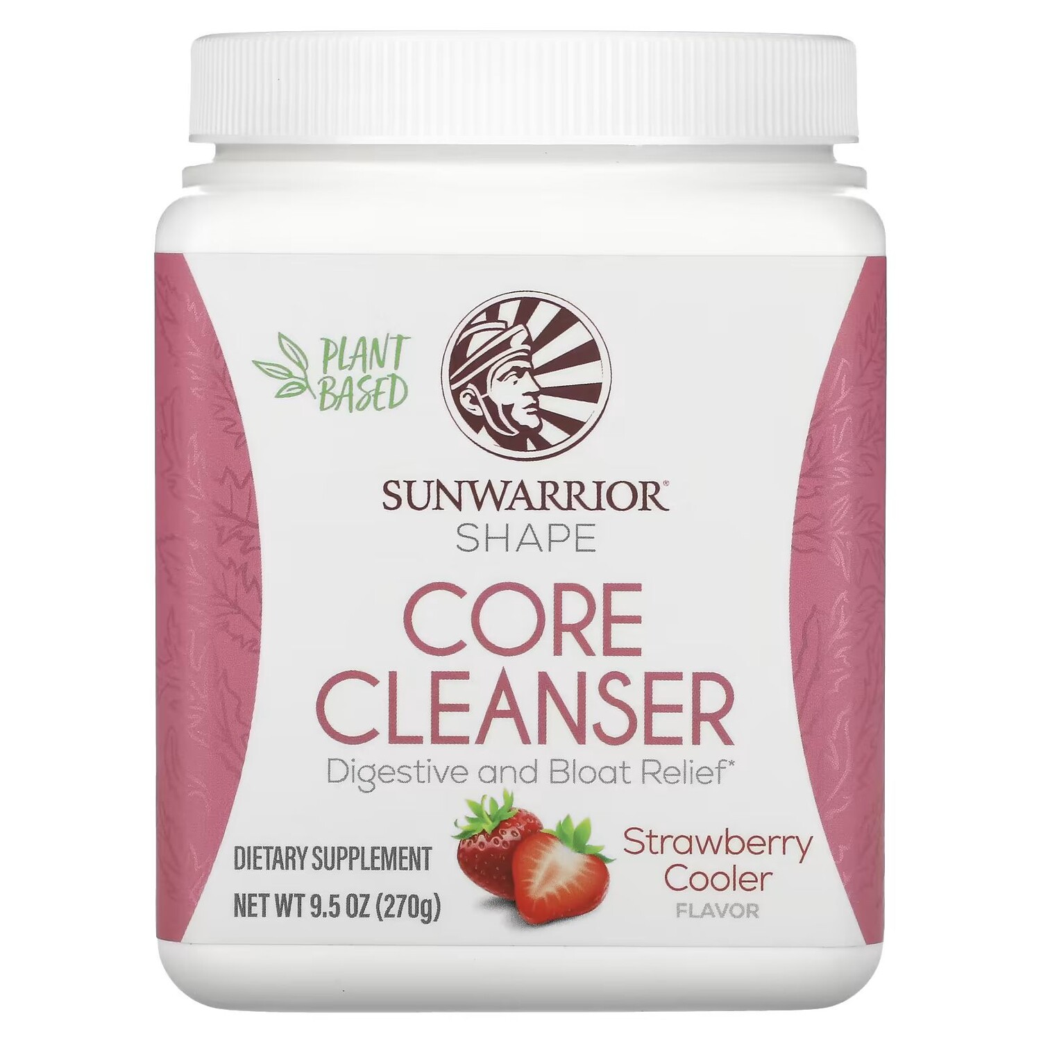 Shape, очищающее средство для сердцевины, клубничный охладитель, 9,5 унций (270 г) Sunwarrior 
Shape, очищающее средство для сердцевины, клубничный охладитель, 9,5 унций (270 г) Sunwarrior