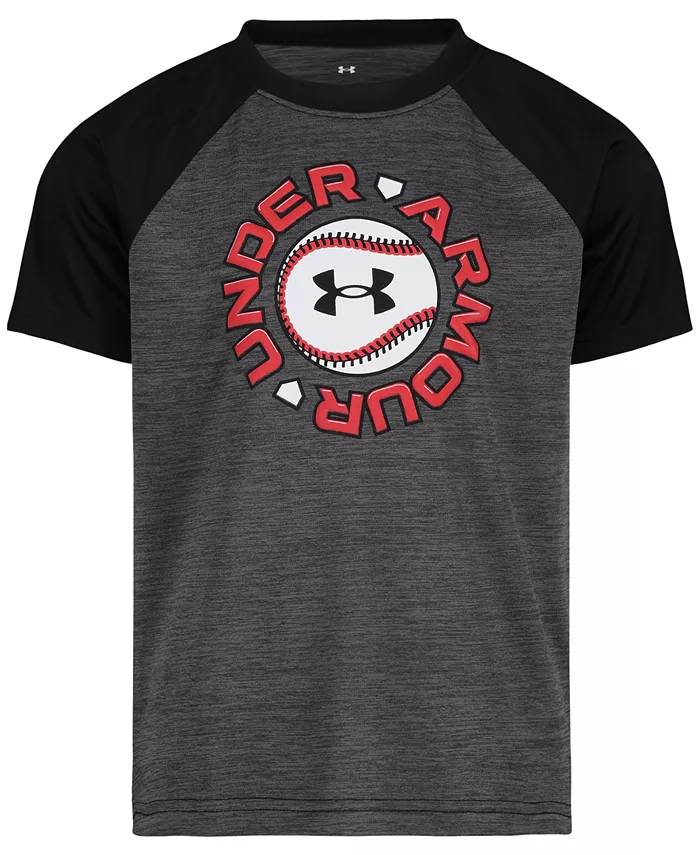 Футболка Under Amour для малышей и маленьких мальчиков с рисунком в виде бейсбольной доски и рукавом реглан Under Armour, черный
Футболка Under Amour для малышей и маленьких мальчиков с рисунком в виде бейсбольной доски и рукавом реглан Under Armour, черный