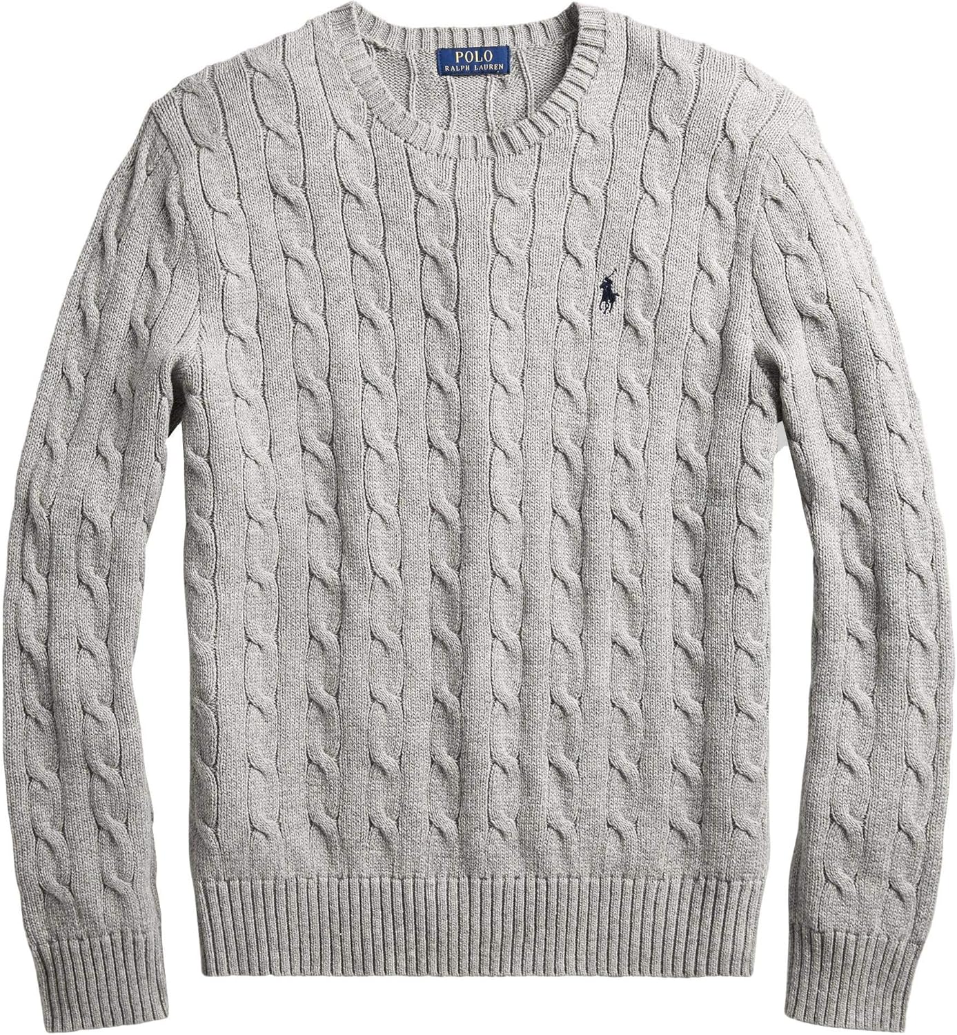 Polo Ralph Lauren мужской свитер из хлопка с косой вязкой, 2019 Fawn Grey Heather
Polo Ralph Lauren мужской свитер из хлопка с косой вязкой, 2019 Fawn Grey Heather