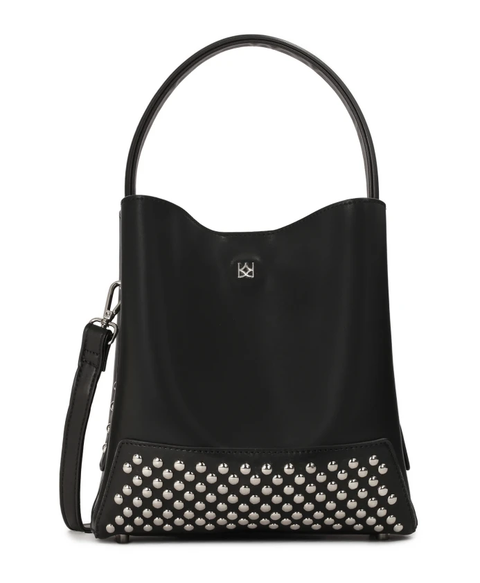 Сумочка с серебряными заклепками Kazar, черный
Сумочка с серебряными заклепками Kazar, черный