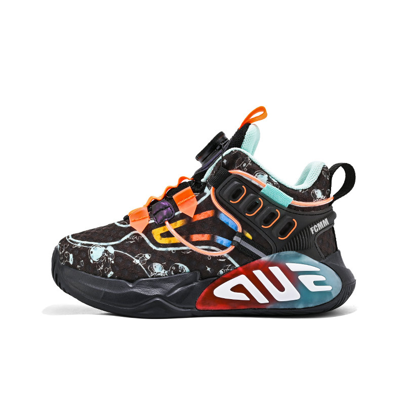 Нескользящие, легкие, амортизирующие, низкие баскетбольные кроссовки для детей FCMM, черный/оранжевый
Нескользящие, легкие, амортизирующие, низкие баскетбольные кроссовки для детей FCMM, черный/оранжевый