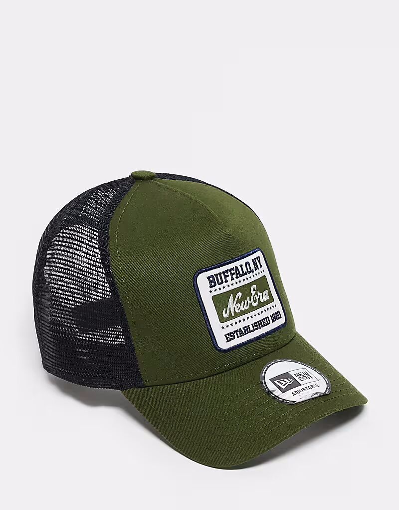 Кепка дальнобойщика с нашивкой цвета хаки New Era
Кепка дальнобойщика с нашивкой цвета хаки New Era