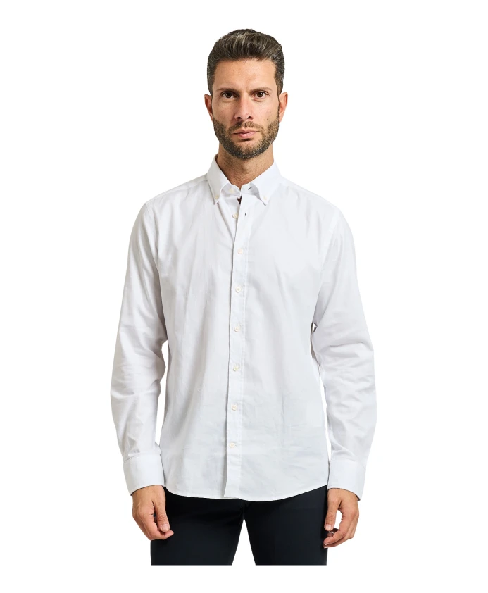 Оксфордская рубашка с воротником на пуговицах Bugatti, белый
Оксфордская рубашка с воротником на пуговицах Bugatti, белый