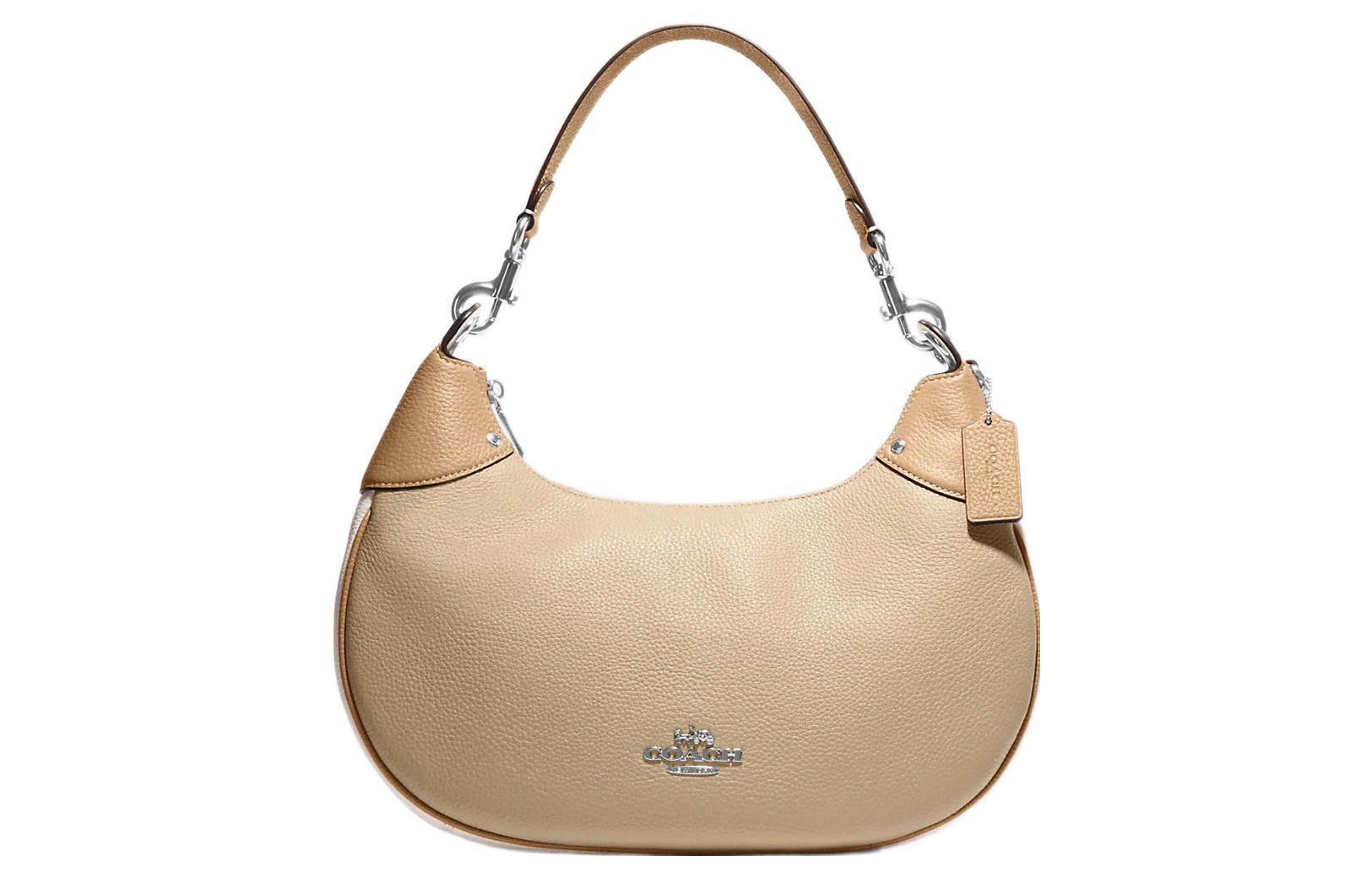 Сумка через плечо из галантерейной кожи Mara, полумесяц, женская ручная сумка, наплечная сумка Tubas цвета хаки COACH
Сумка через плечо из галантерейной кожи Mara, полумесяц, женская ручная сумка, наплечная сумка Tubas цвета хаки COACH