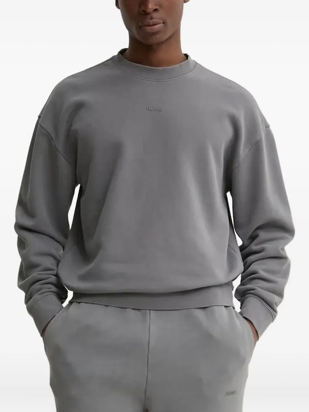 Хлопковая толстовка HUGO, серый
Хлопковая толстовка HUGO, серый